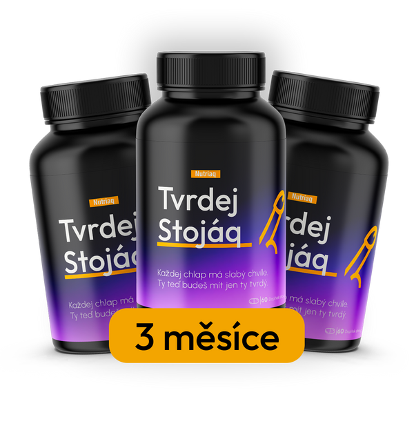 Trojitá dominance - Tvrdej Stojáq™️ | 3× 60 kapslí | Zásoba na 3 měsíce